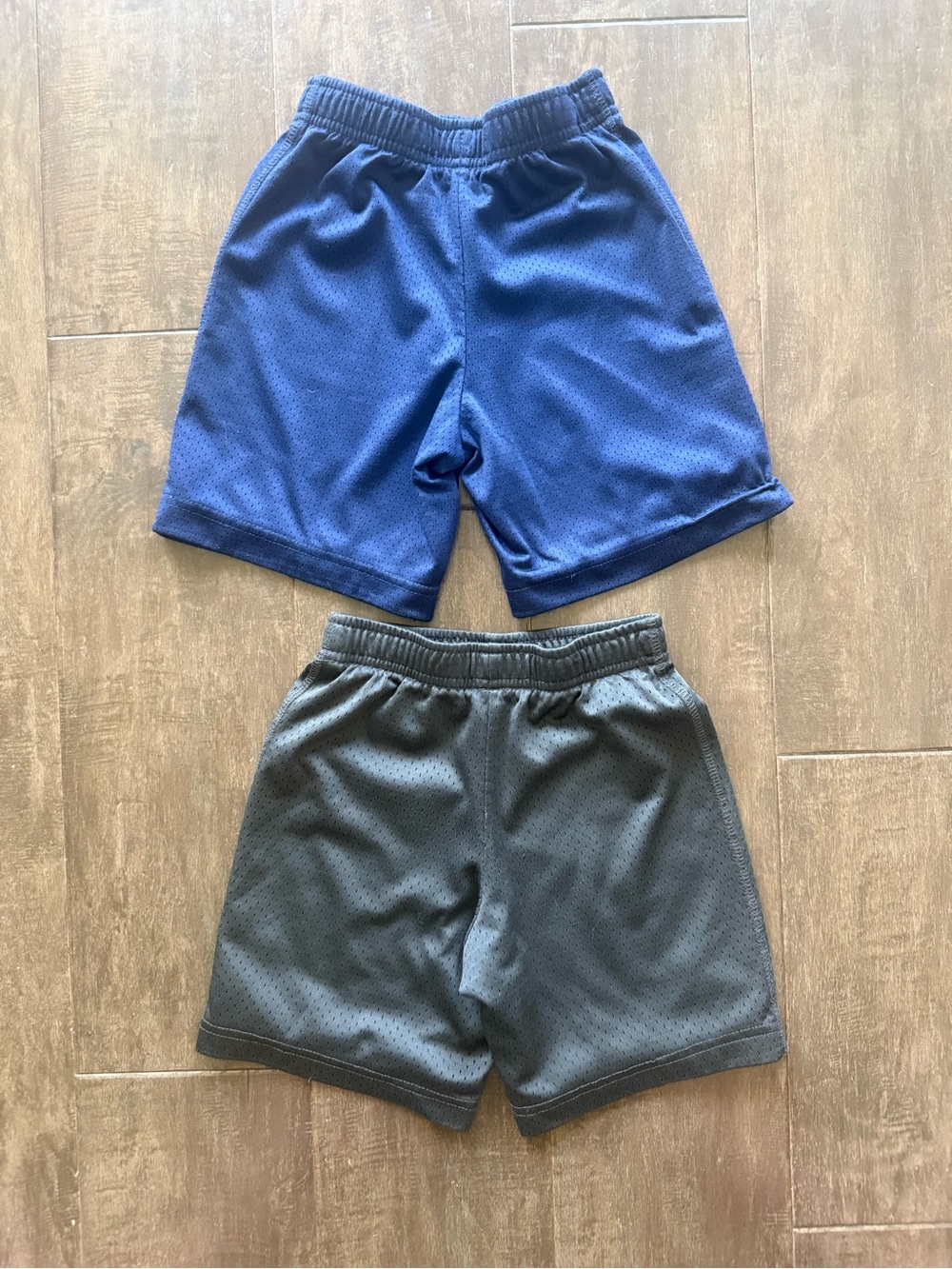 Nike Boys Blue and Gray Mesh Shorts Lot of 2 Size M 6-7yo 5” Inseam Drawstring - Picture 8 of 8